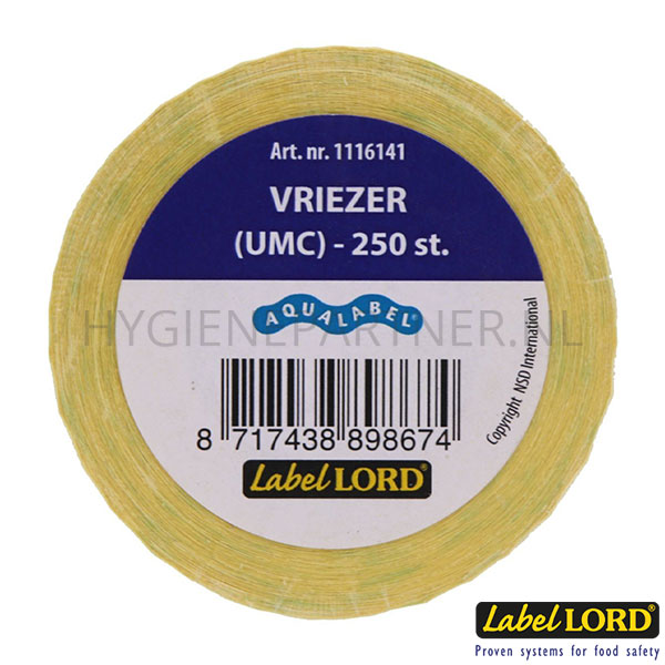 SB053884 LabelLord Aqualabel vriezer labels -18 °C UMC versie
