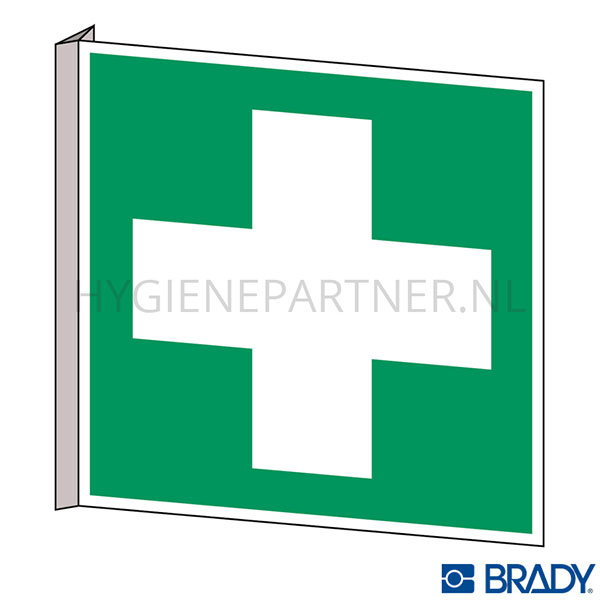 SB102116 Brady bord eerste hulp PIC 003 bi-directioneel PVC