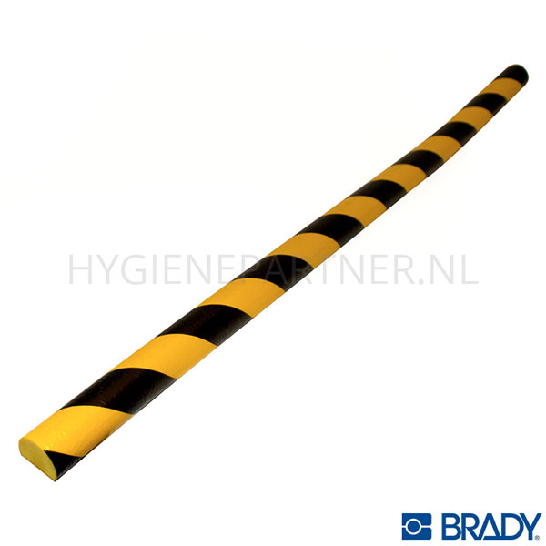 SB301024 Stootband PU type C 40x1000 mm geel/zwart