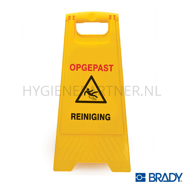 SB301039-60 Brady veiligheidsbord reiniging 660 mm geel