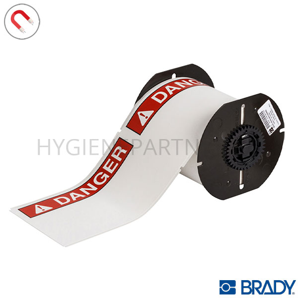 SB501019 Brady B30-25-854-DANG labels danger detecteerbaar ToughWash 101,6x152,4 mm