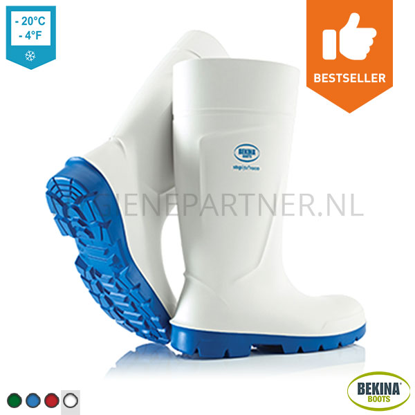 105488.050 Bekina Steplite EasyGrip veiligheidslaars food S4 CI SRC wit