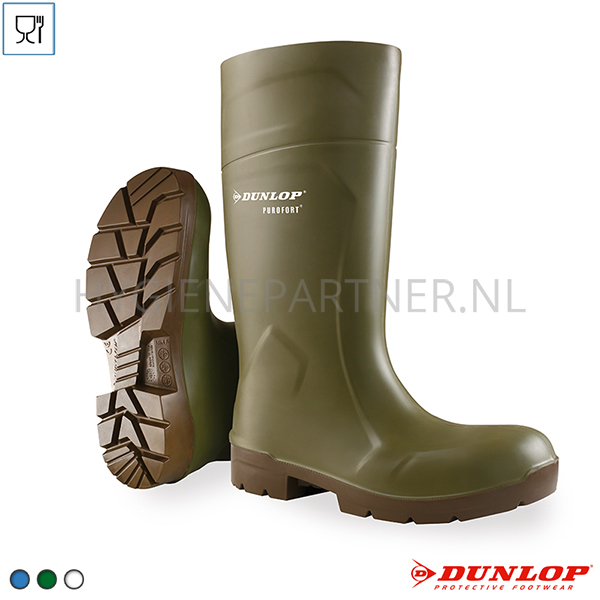 Beoefend Integraal Arbitrage Dunlop CA61831 Purofort Foodpro Multigrip Safety veiligheidslaars S4 CI SRC  groen | Hygienepartner.nl