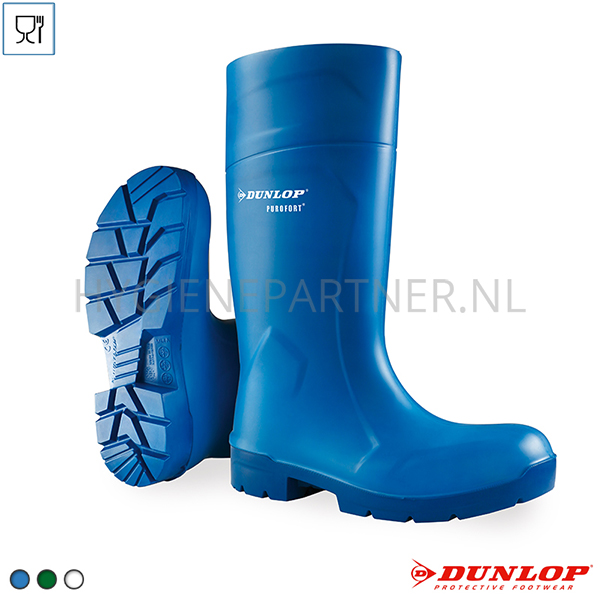 SC201002-30 Dunlop CA61631 Purofort Foodpro Multigrip Safety veiligheidslaars food S4 CI SRC blauw