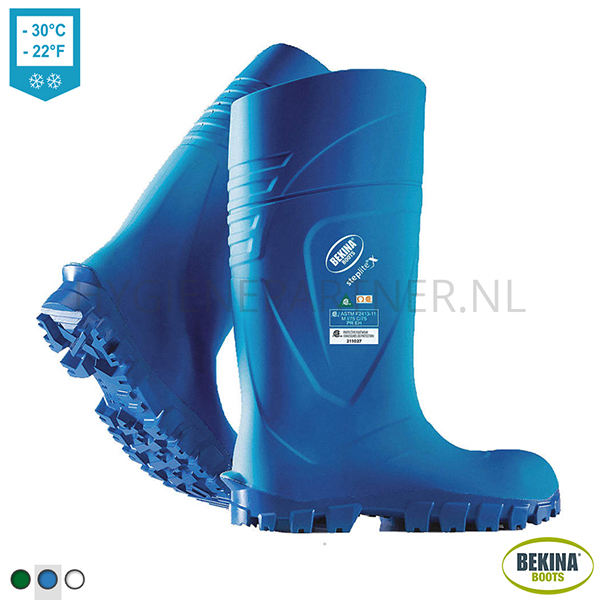 SC201006-30 Bekina Steplite X Neotane veiligheidslaars food S4 CI SRC blauw
