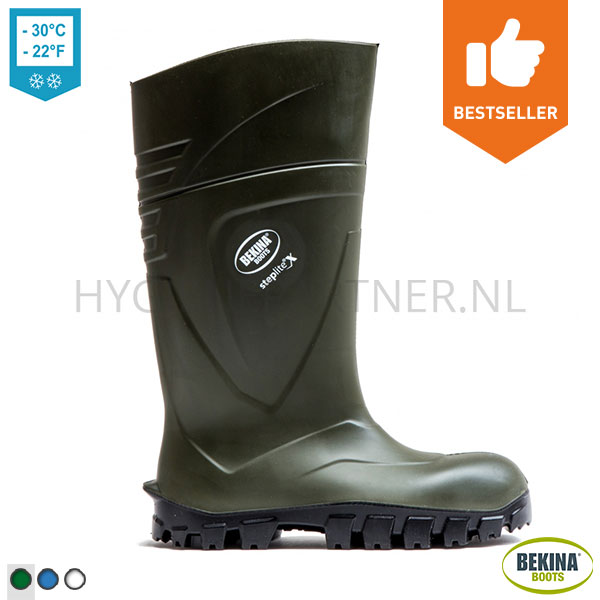 SC201006-20 Bekina Steplite X Neotane veiligheidslaars food S4 CI SRC groen