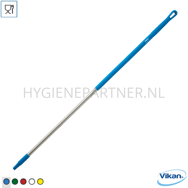 VK051006-30 Vikan 29393 steel RVS ergonomisch 1510 mm blauw