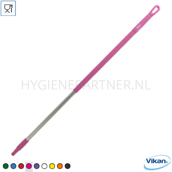 VK051008-43 Vikan 29371 steel aluminium ergonomisch 1510 mm roze