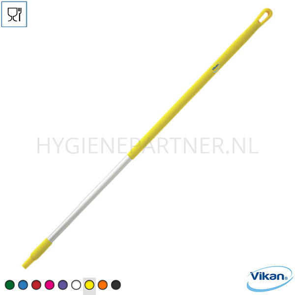 VK051008-60 Vikan 29376 steel aluminium ergonomisch 1510 mm geel