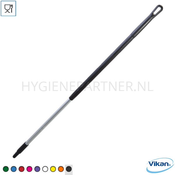 VK051008-90 Vikan 29379 steel aluminium ergonomisch 1510 mm zwart