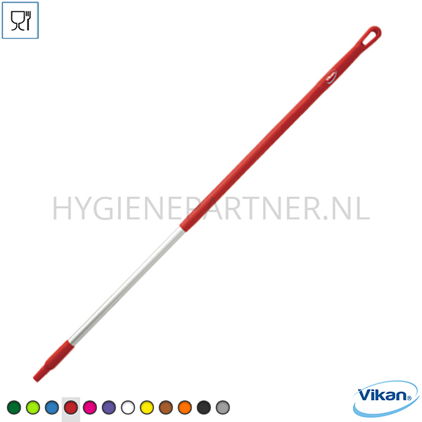 VK051010-40 Vikan 29354 steel aluminium ergonomisch 1310 mm rood