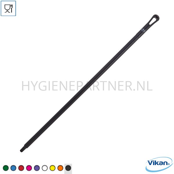 VK051017-90 Vikan 29609 steel ultra hygiënisch 1300 mm zwart