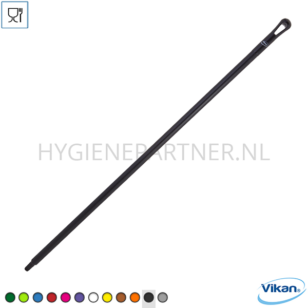 VK051018-90 Vikan 29629 steel ultra hygiënisch 1500 mm zwart