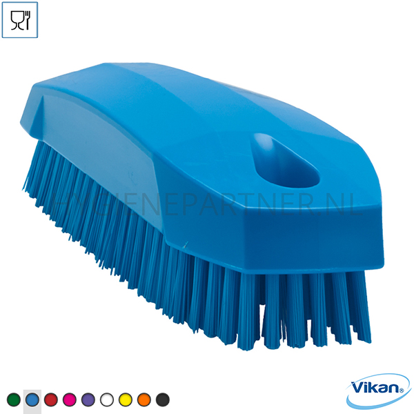 VK101003-30 Vikan 64403 nagelborstel hard 130 mm blauw