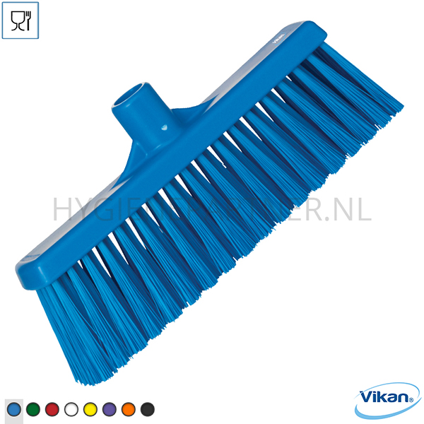 VK151025-30 Vikan 31663 bezem medium recht 310 mm blauw