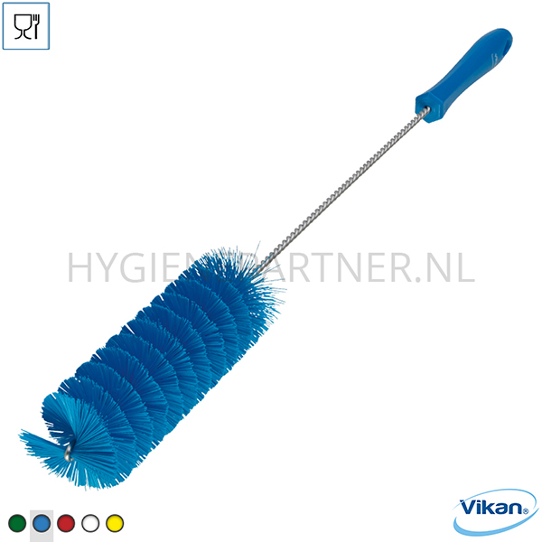 VK201011-30 Vikan 53793 pijpborstel medium 50x510 mm blauw