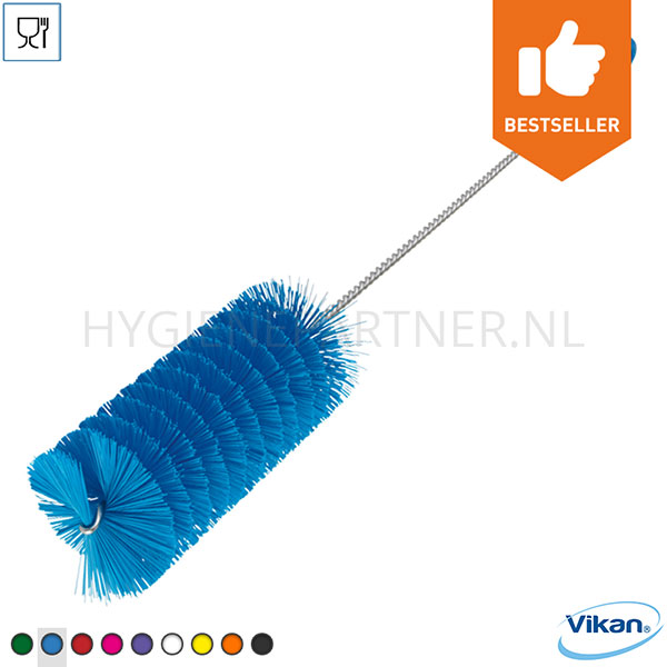 VK201017-30 Vikan 53703 pijpborstel medium 60x500 mm blauw