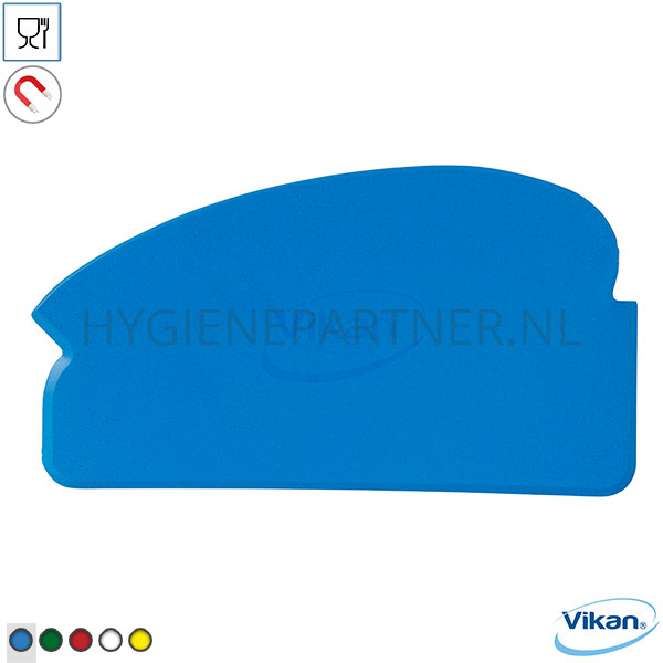 VK251016-30 Vikan 40523 handschraper flexibel detecteerbaar polypropyleen 165 mm blauw