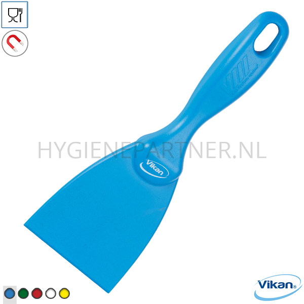 VK251017-30 Vikan 40623 handschraper detecteerbaar polypropyleen 75 mm blauw