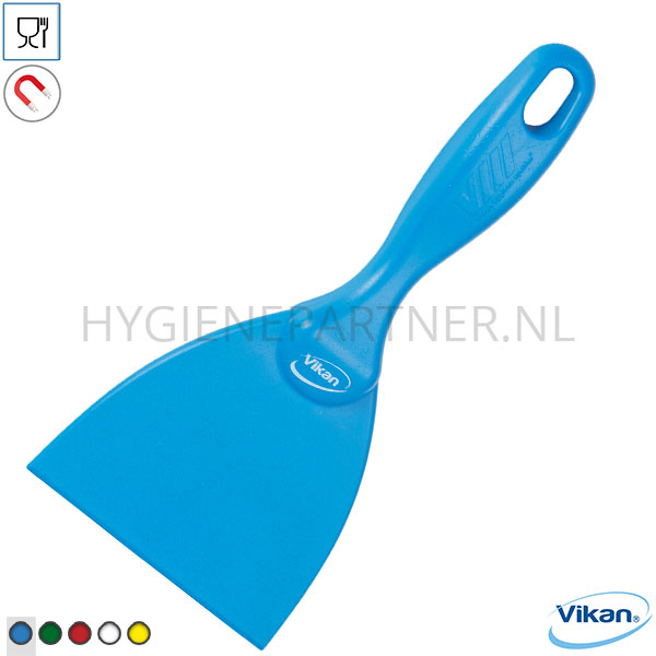 VK251018-30 Vikan 40633 handschraper detecteerbaar polypropyleen 102 mm blauw