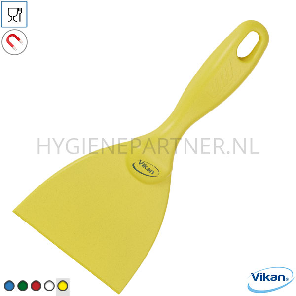 101174.060 Vikan 40636 handschraper detecteerbaar polypropyleen 102 mm geel