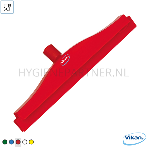 VK291038-40 Vikan 77224 vloertrekker flexibele nek met vervangbaar rubber 405 mm rood