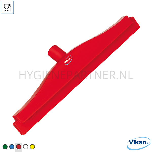 VK291041-40 Vikan 77124 vloertrekker met vervangbaar rubber 405 mm rood