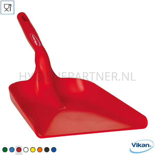 VK451005-40 Vikan 56734 handschep vlak polypropyleen food 550 mm rood