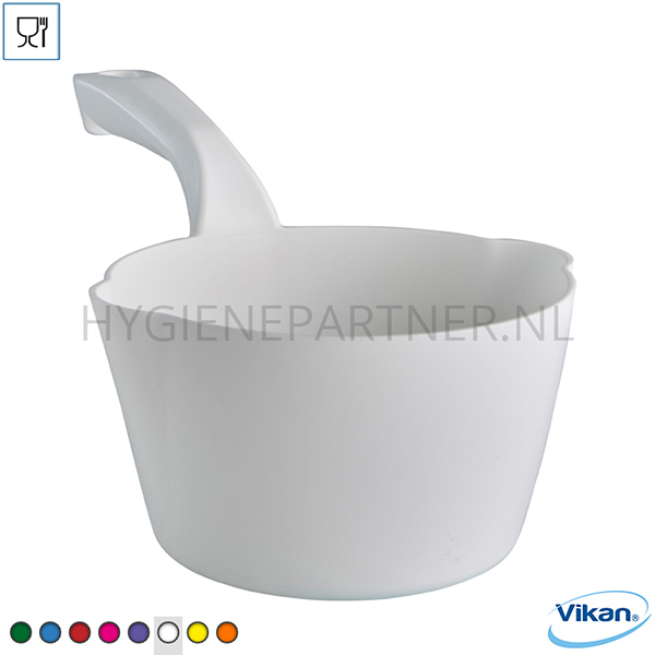 VK451008-50 Vikan 56815 ronde handschep food polypropyleen 1000 ml wit