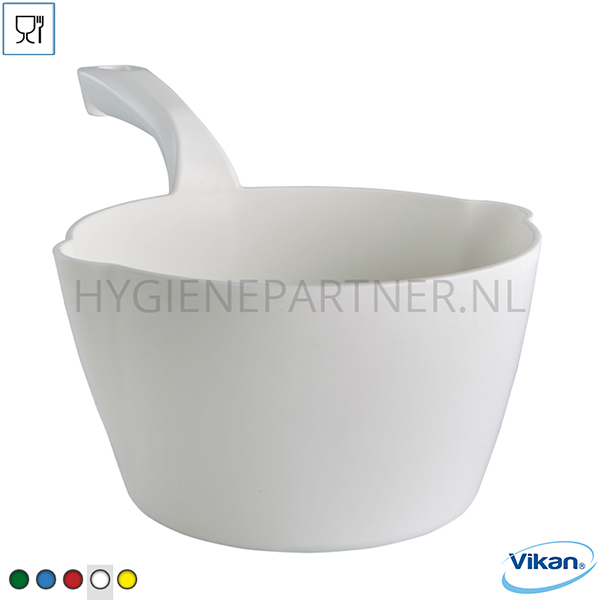VK451009-50 Vikan 56825 ronde handschep food polypropyleen 2000 ml wit