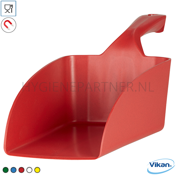 VK451013-40 Vikan 56674 handschep detecteerbaar polypropyleen food 2000 ml rood