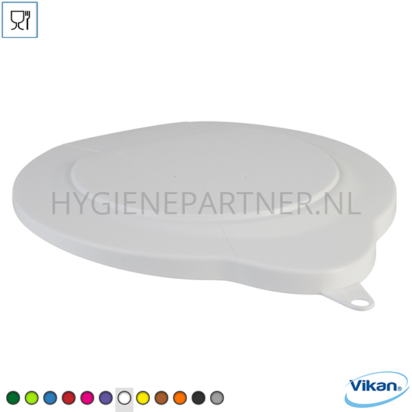 VK501004-50 Vikan 56895 deksel voor emmer met 6 liter inhoud wit