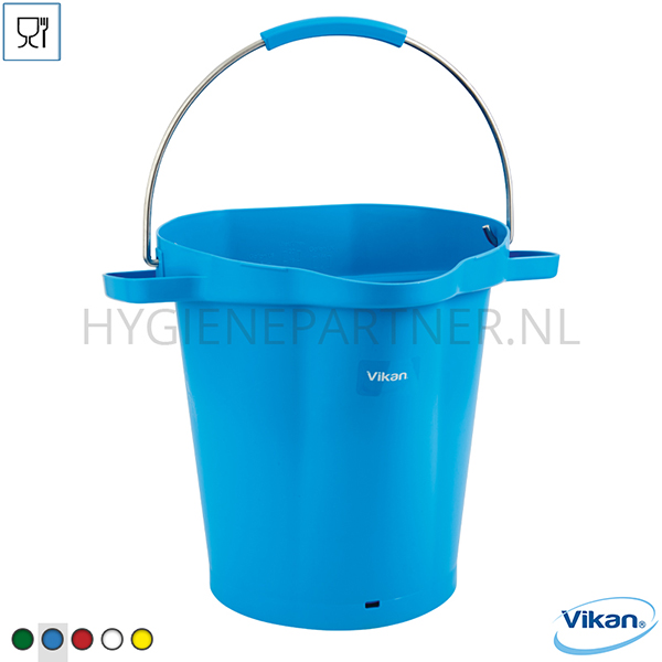 Vikan 56923 Emmer met 20 liter blauw | Hygienepartner.nl