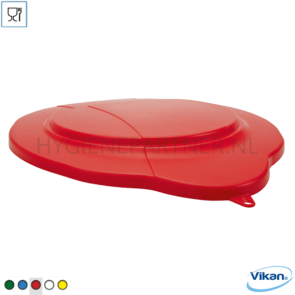VK501006-40 Vikan 56934 deksel voor emmer met 20 liter inhoud rood