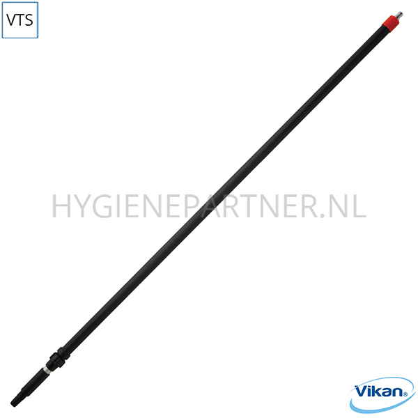 VT061002 Vikan VTS 297352C telescoopsteel waterdoorlaat koppeling Gardena 1600-2780 mm