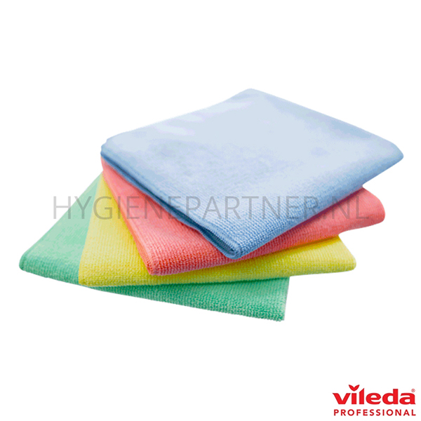 104275.030 Vileda Professional R-MicroTuff Plus microvezeldoek 38x38 cm blauw