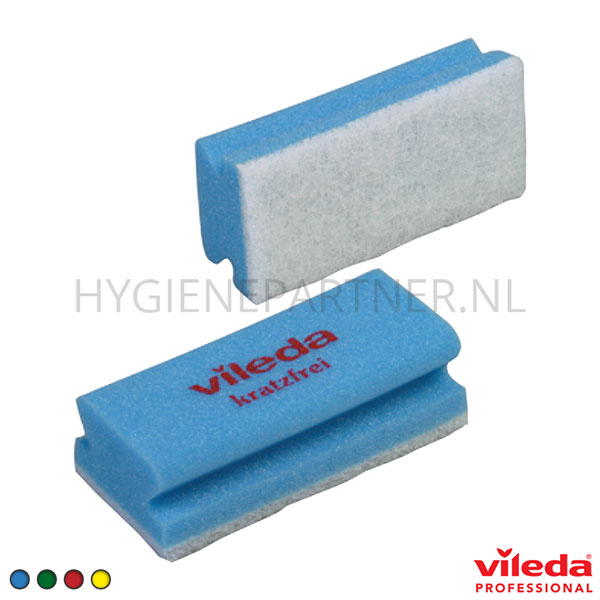 104281.030 Vileda Professional Glitzi non-scratch schuurspons blauw